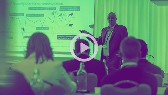 Video Still Frame with play icon for the Connecting Partners video by D&H