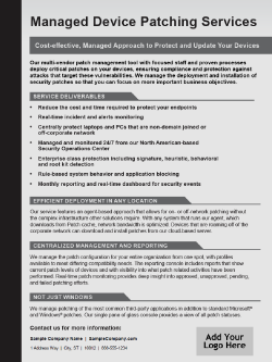 D&H CANADA ULC - Template: Managed Device Patching Services