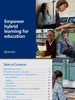 D&H CANADA ULC - Template: Microsoft Ebook: Empower Hybrid Learning for Education